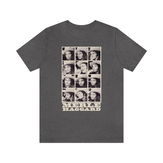 Merle Haggard Photo Series Jersey Short Sleeve Tee