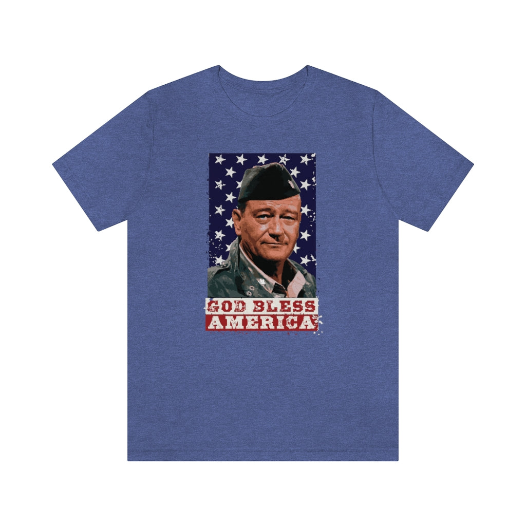 Lt. Col Vandervoort God Bless America Jersey Short Sleeve Tee