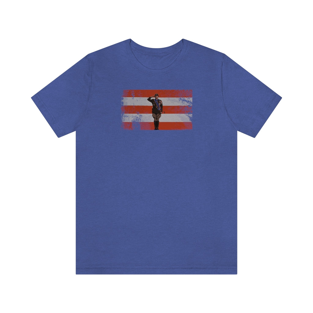Patton Flag Speech - Jersey Short Sleeve Tee