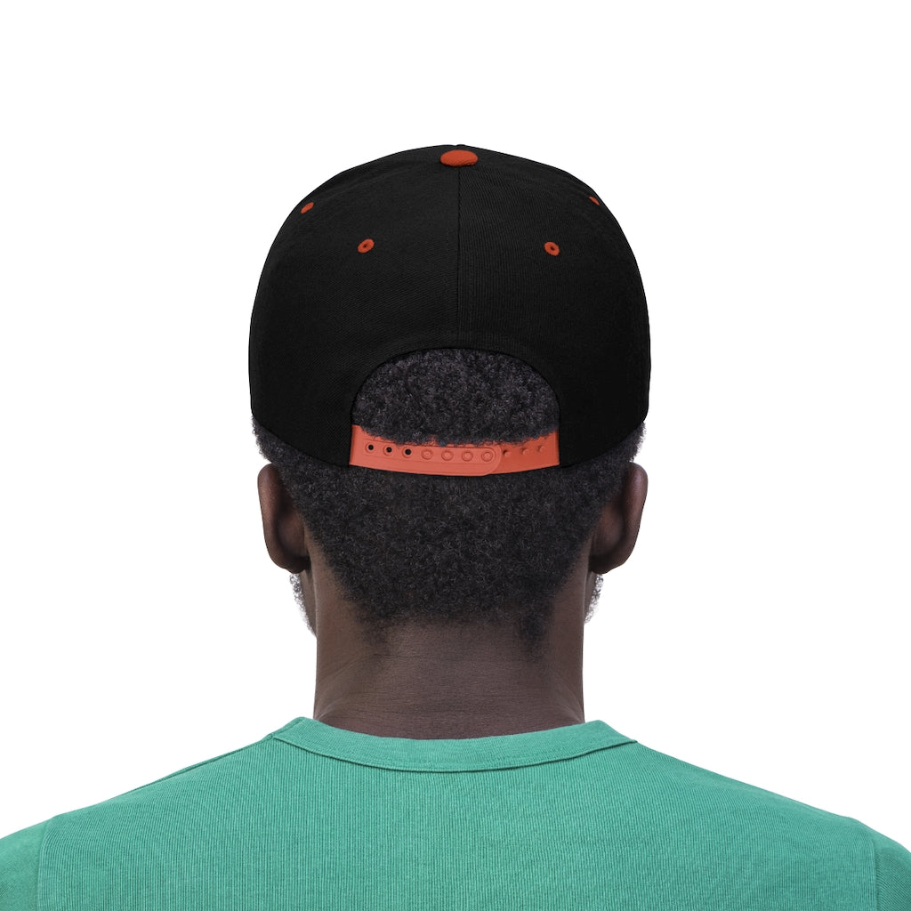 Goat Island Flag Flat Bill Hat