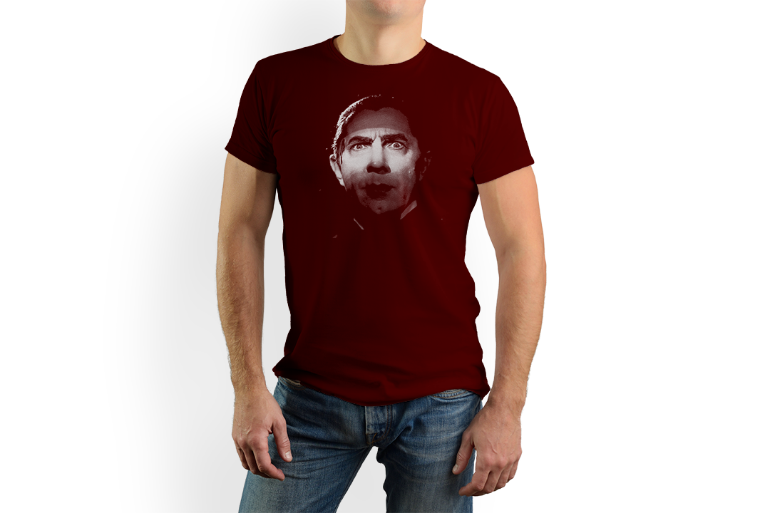 OG Dracula Bela Lugosi Look Into My Eyes Jersey Short Sleeve Tee
