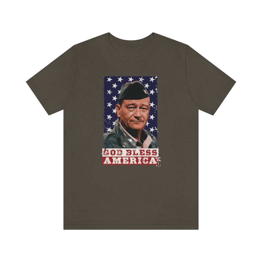 Lt. Col Vandervoort God Bless America Jersey Short Sleeve Tee
