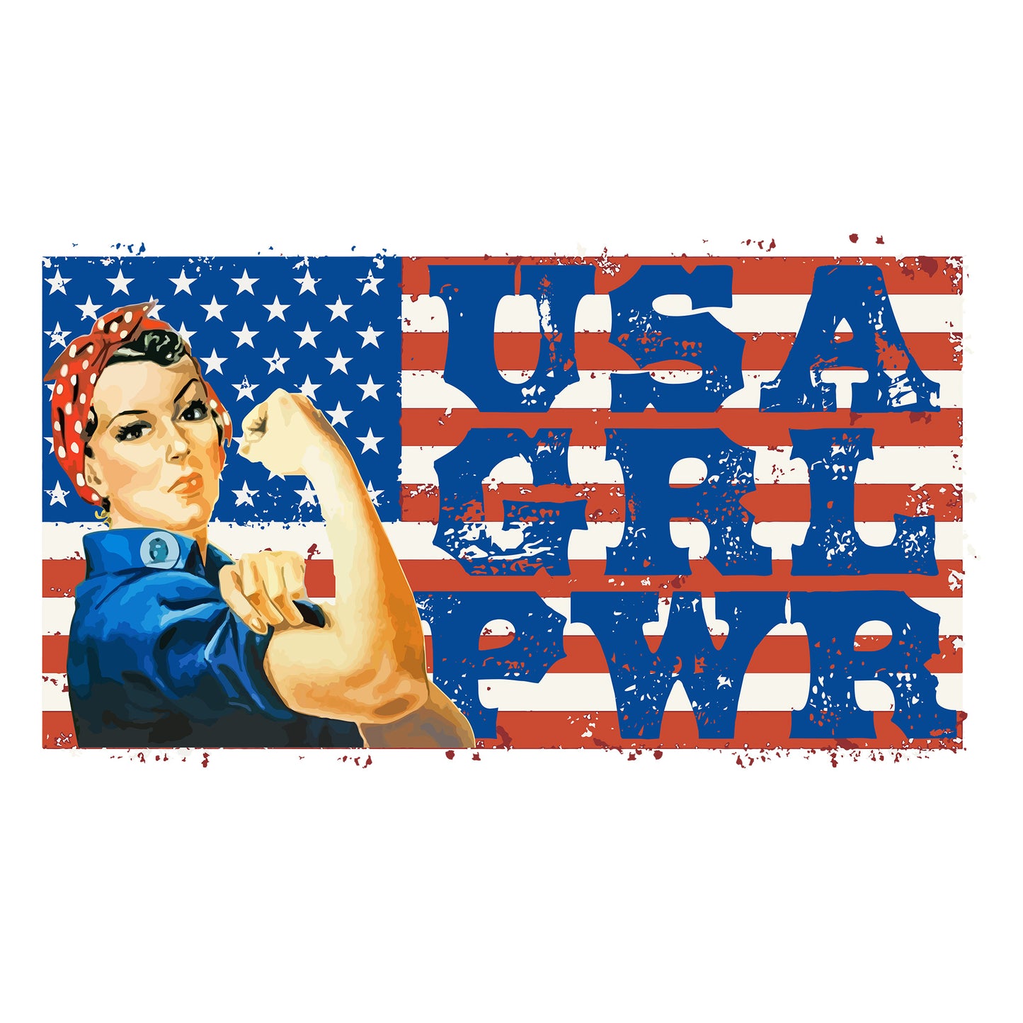 USA GRL PWR Jersey Short Sleeve Tee