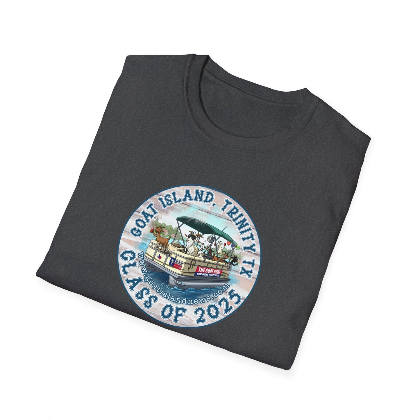 T-Shirt — Goat Island Trinity, TX - Class of 2025 Graduation Tee