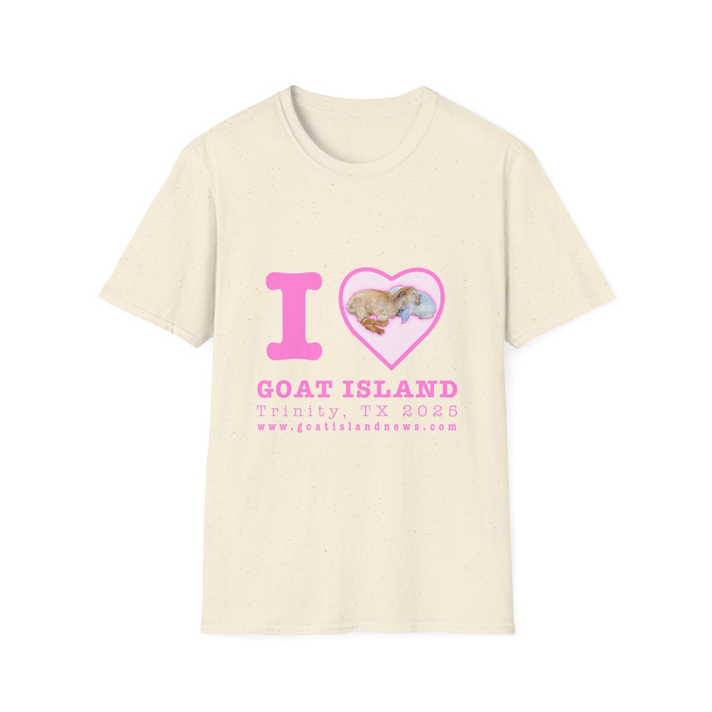 I  LOVE Goat Island T-Shirt — Cute Goat Island Travel Souvenir Tee