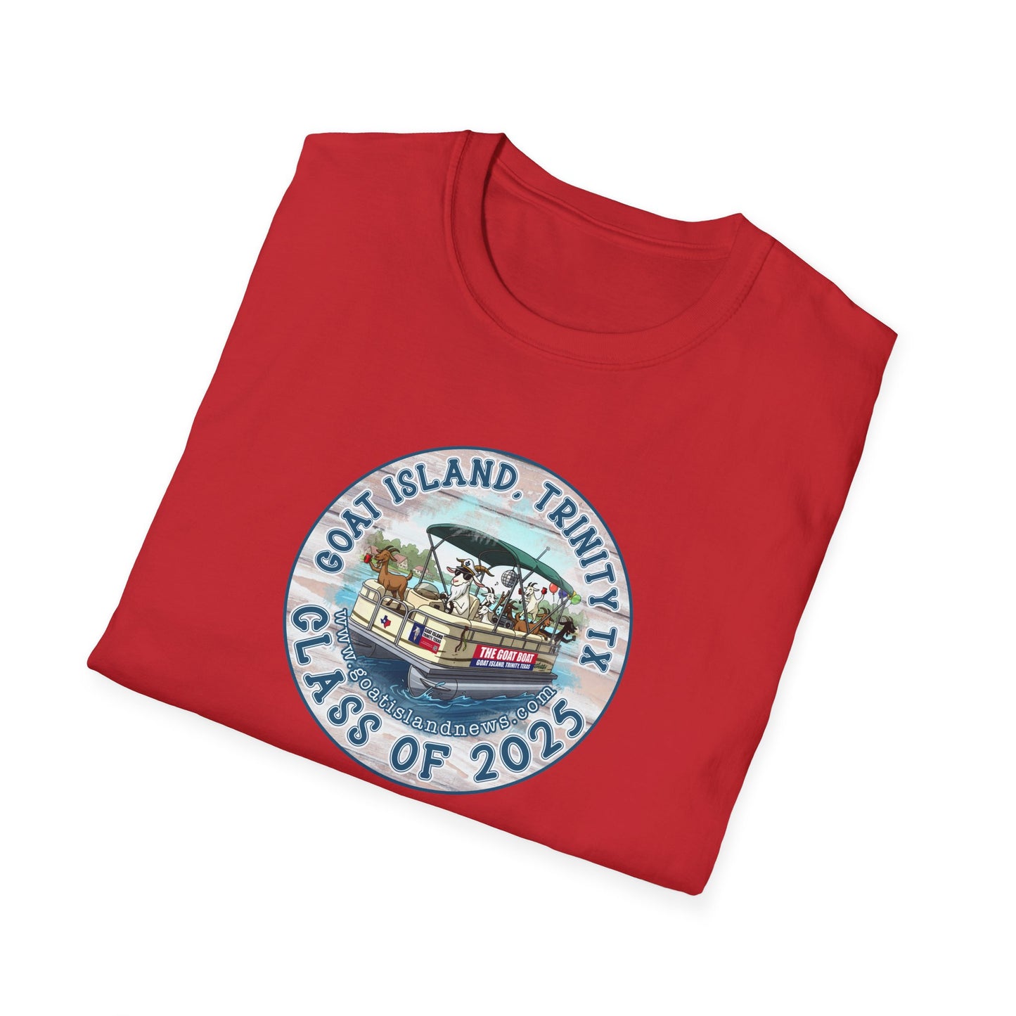 T-Shirt — Goat Island Trinity, TX - Class of 2025 Graduation Tee