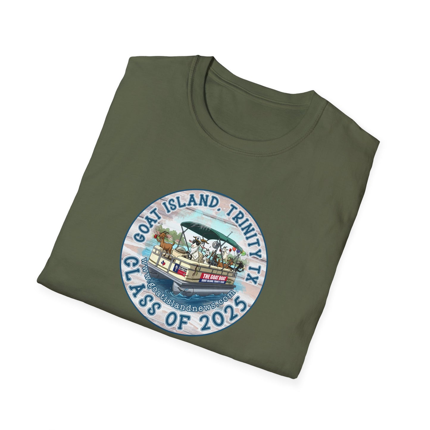 T-Shirt — Goat Island Trinity, TX - Class of 2025 Graduation Tee