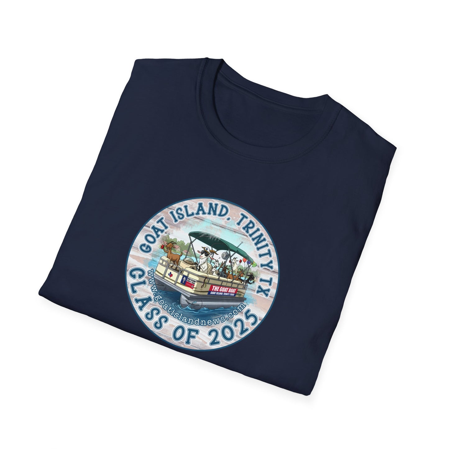 T-Shirt — Goat Island Trinity, TX - Class of 2025 Graduation Tee