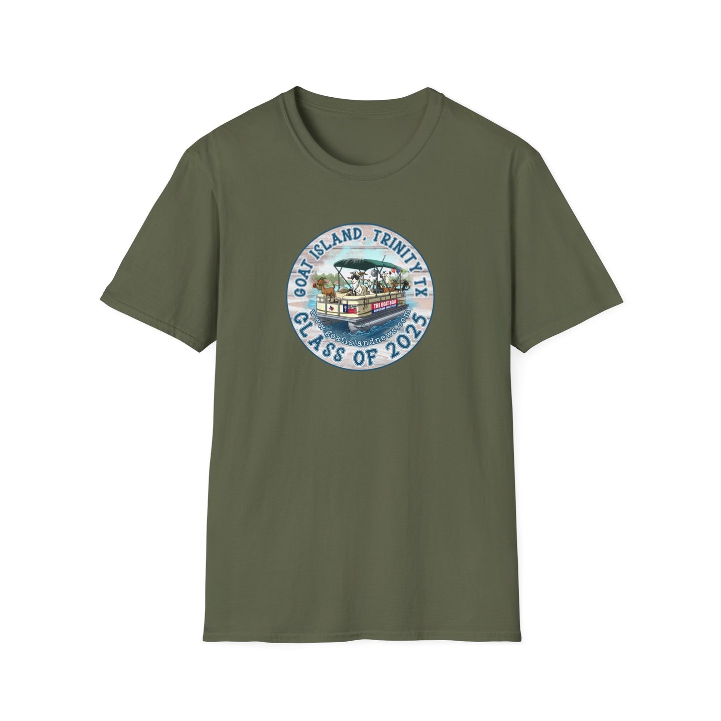 T-Shirt — Goat Island Trinity, TX - Class of 2025 Graduation Tee