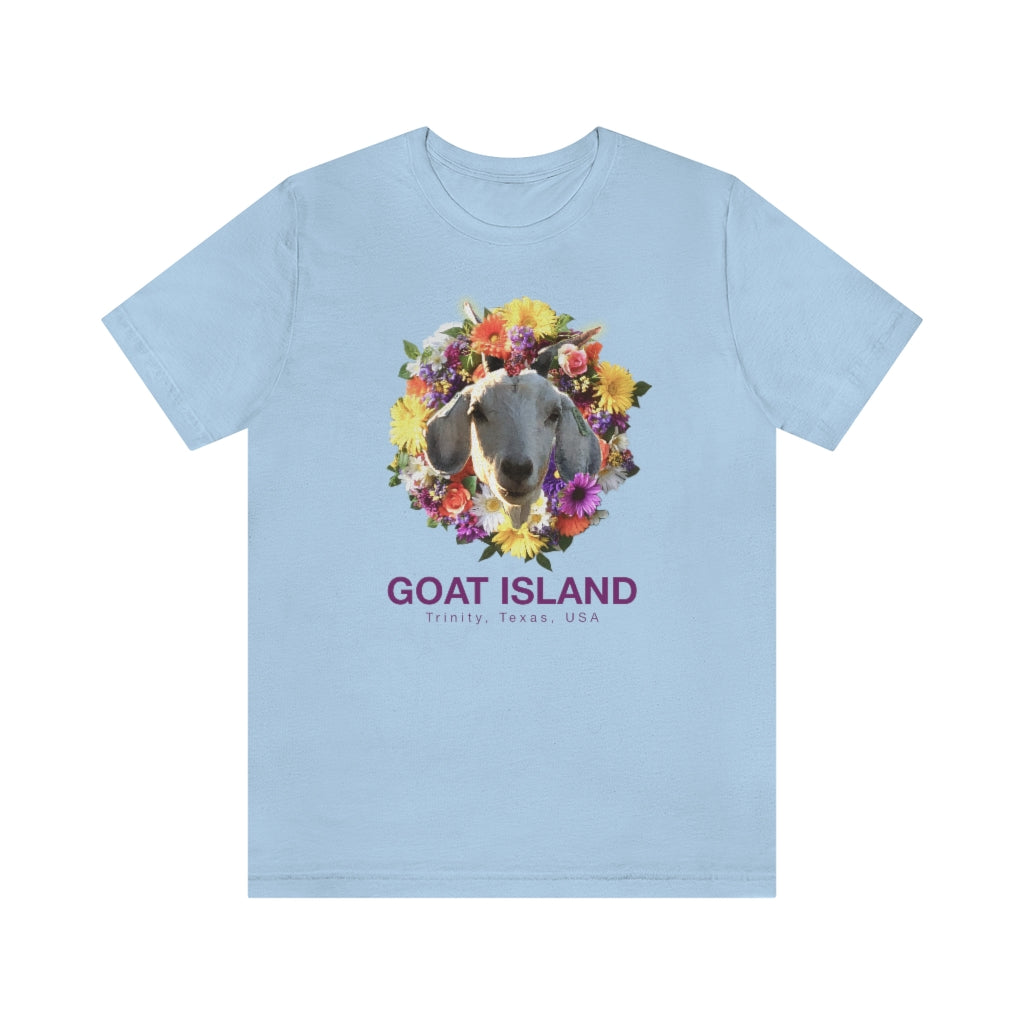 Goat Island Flower Wreath Jersey Short Sleeve Tee